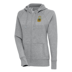 Argentina National Team Antigua Women's Victory Full-Zip Hoodie -  Heather Gray