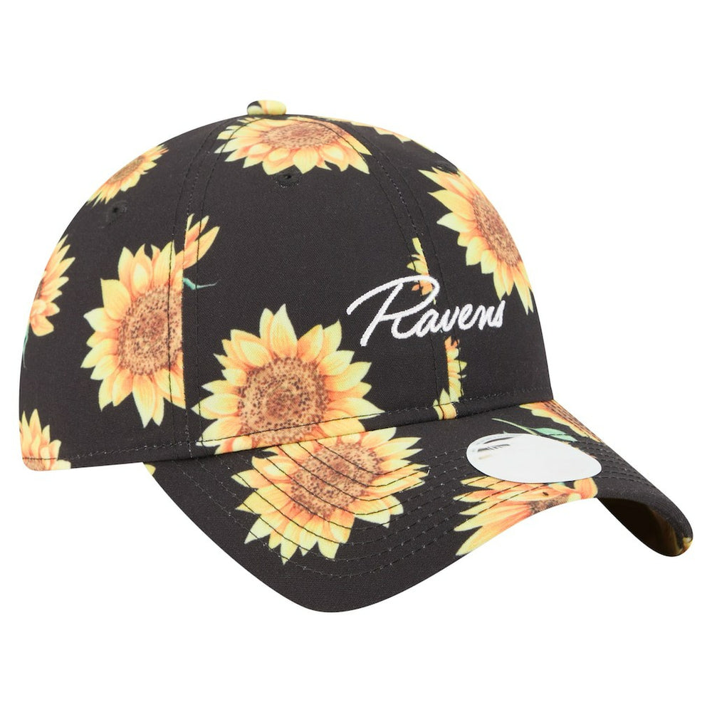 Women's Adventure Sunflower 9TWENTY Adjustable Hat - Baltimore Ravens