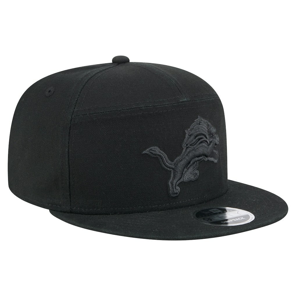 Adventure Canvas Split Panel 9FIFTY Snapback Hat - Detroit Lions
