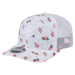 Adventure Flamingo Pattern 9SEVENTY Stretch-Snap Hat - Miami Dolphins