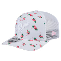 Adventure Flamingo Pattern 9SEVENTY Stretch-Snap Hat - Houston Texans