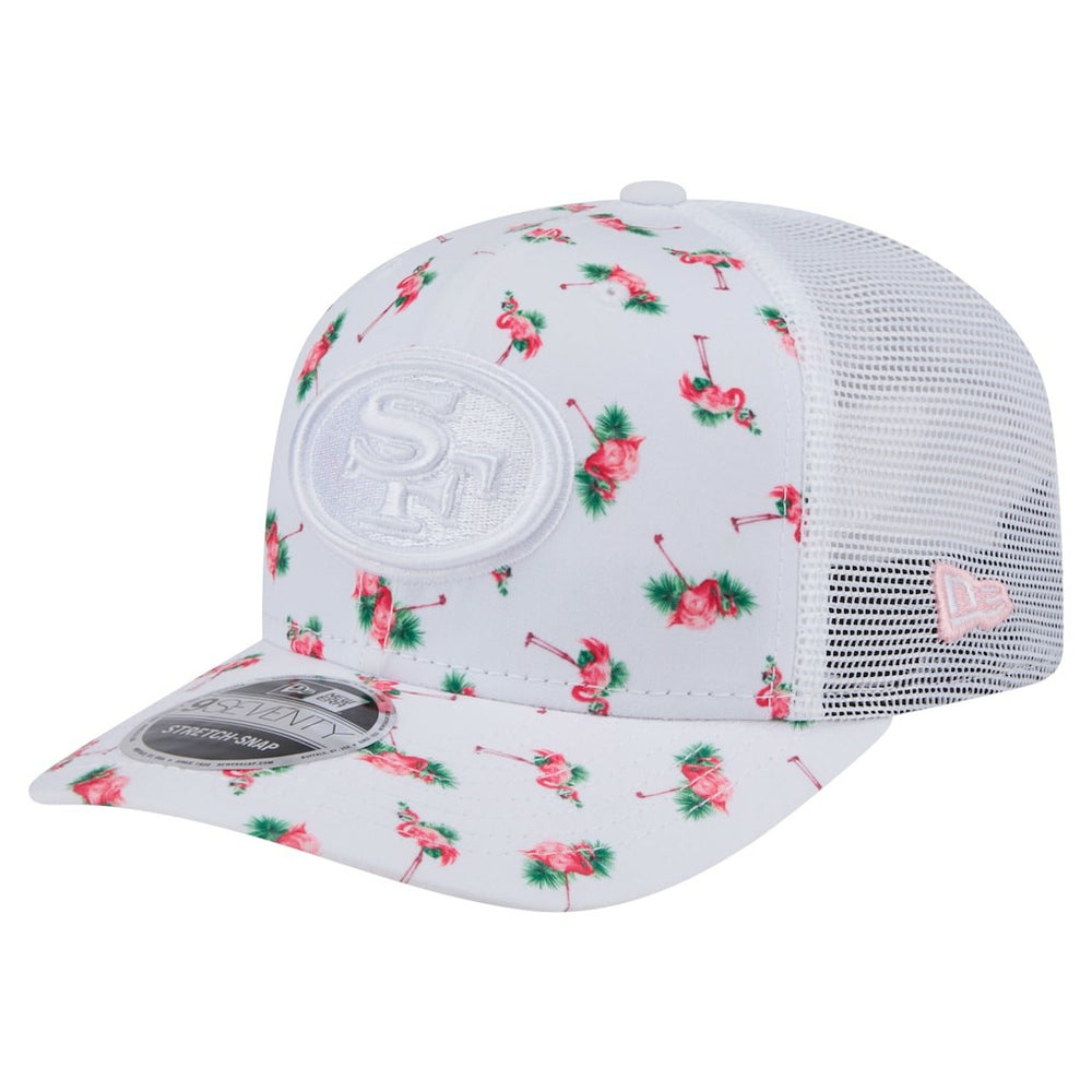 Adventure Flamingo Pattern 9SEVENTY Stretch-Snap Hat - San Francisco 49ers