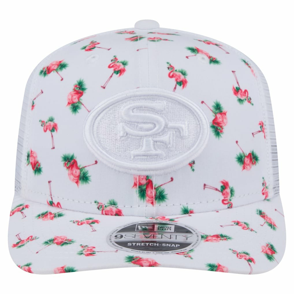 Adventure Flamingo Pattern 9SEVENTY Stretch-Snap Hat - San Francisco 49ers