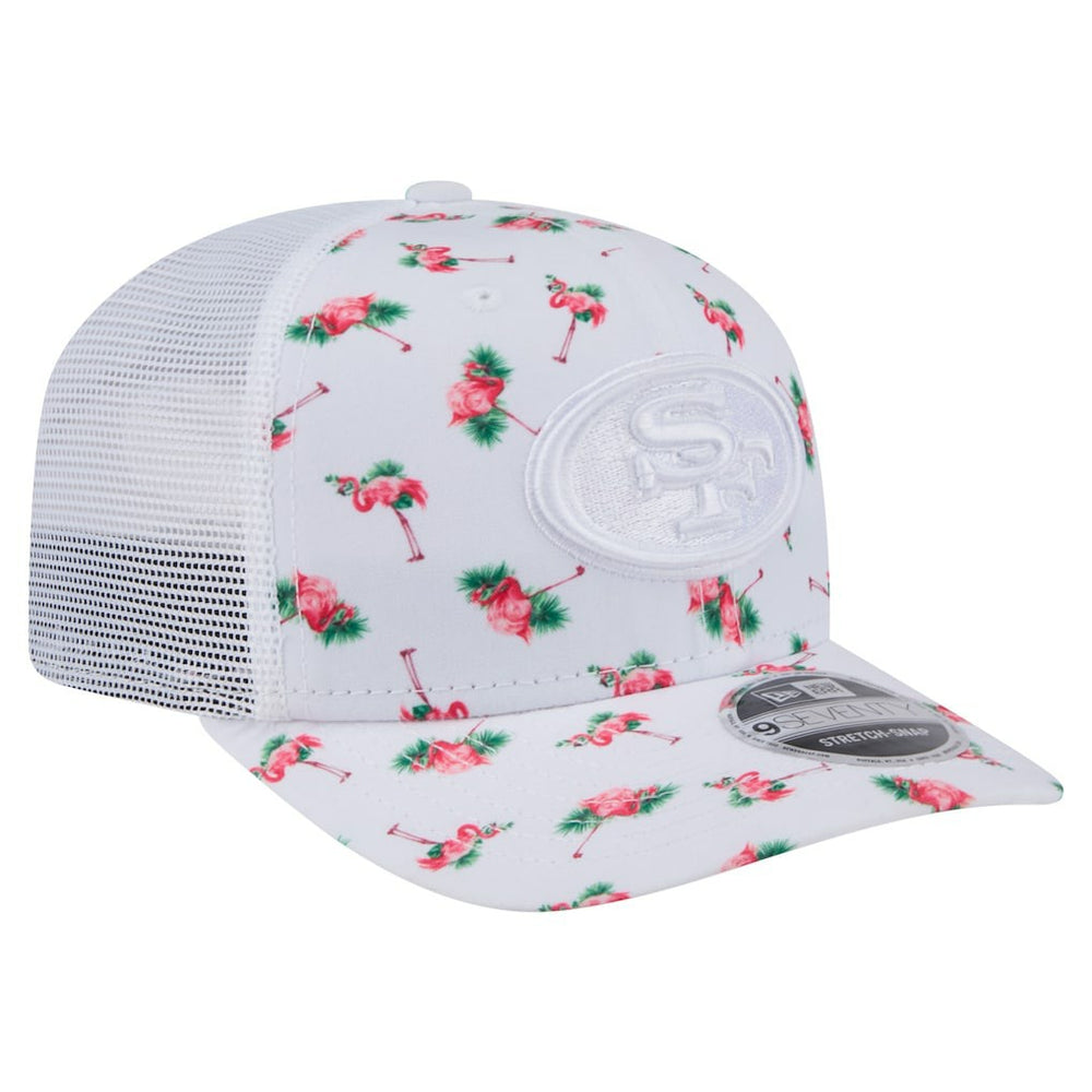 Adventure Flamingo Pattern 9SEVENTY Stretch-Snap Hat - San Francisco 49ers
