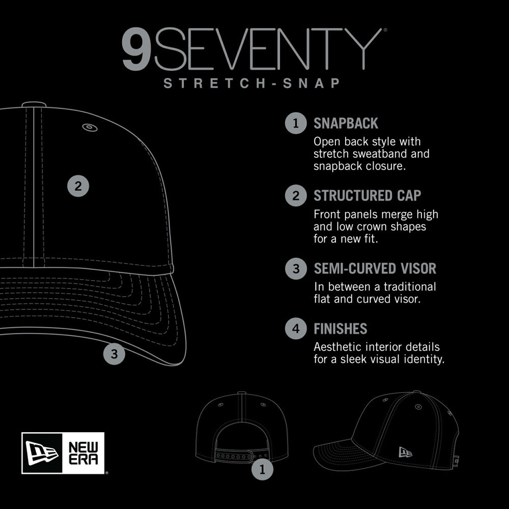 Gameday Multi Rope 9SEVENTY Stretch-Snap Hat - New York Jets