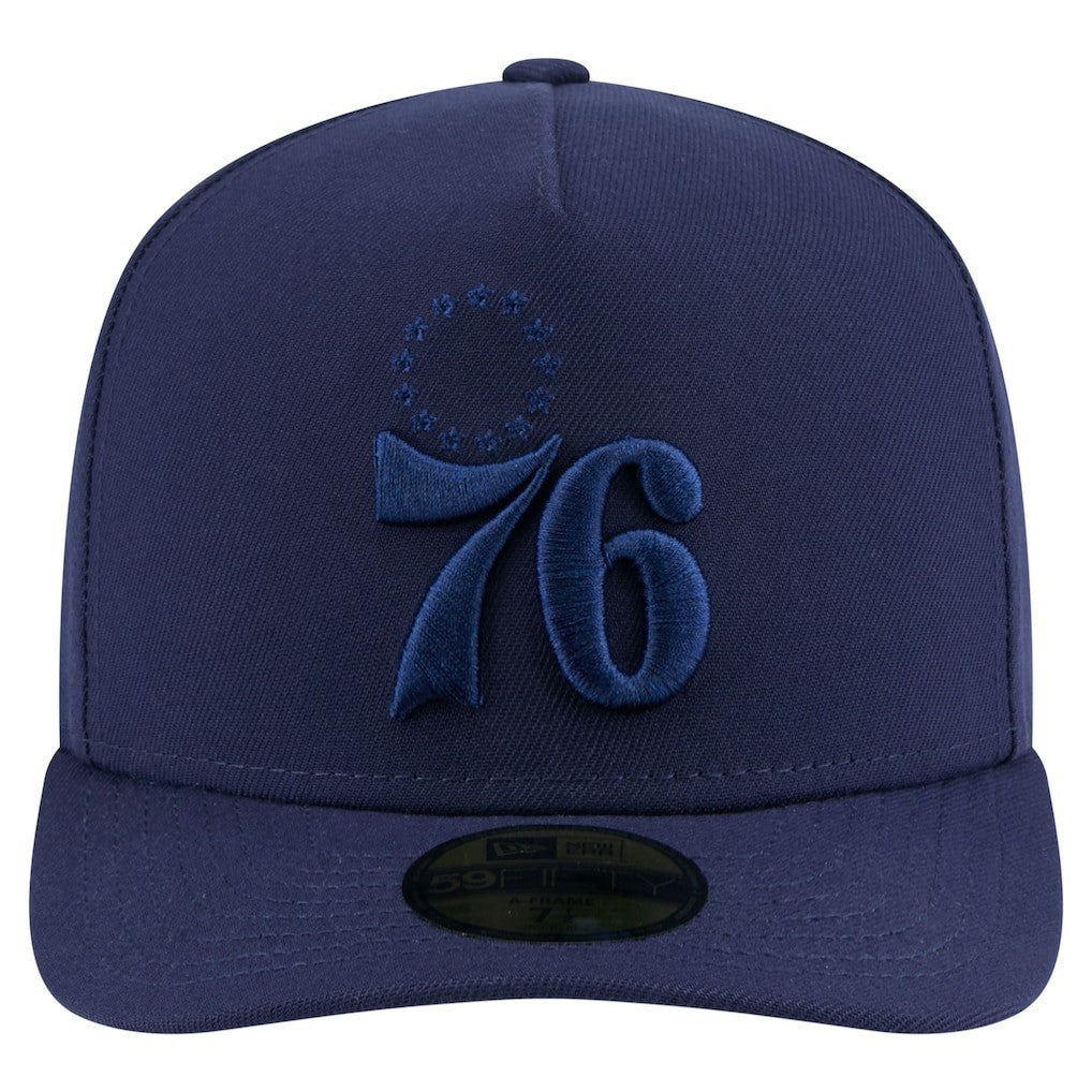 NBA Philadelphia 76ers Colorpack A-Frame Pinch Front 59FIFTY Fitted Hat