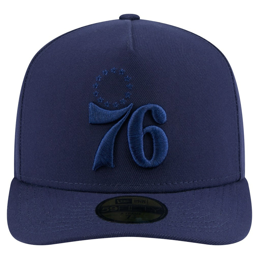 NBA Philadelphia 76ers Colorpack A-Frame Pinch Front 59FIFTY Fitted Hat