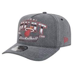 NBA Miami Heat Throwback Washed Pre-Curved 9FIFTY Snapback Hat