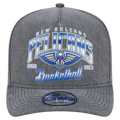 NBA New Orleans Pelicans Throwback Washed Pre-Curved 9FIFTY Snapback Hat
