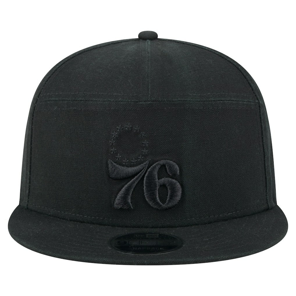 NBA Philadelphia 76ers Adventure Canvas Split Panel 9FIFTY Snapback Hat