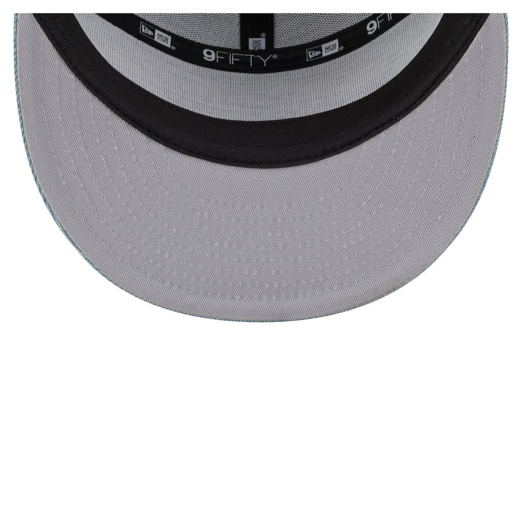 NBA Boston Celtics Adventure Denim Split Panel 9FIFTY Snapback Trucker Hat