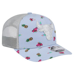 NBA Chicago Bulls Adventure Aloha Pattern 9SEVENTY Stretch-Snap Hat