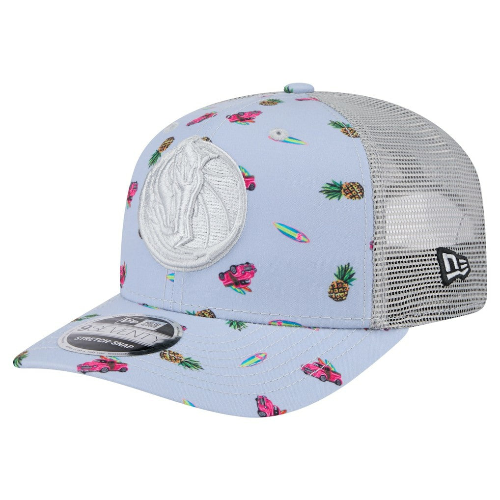 NBA Dallas Mavericks Adventure Aloha Pattern 9SEVENTY Stretch-Snap Hat sale