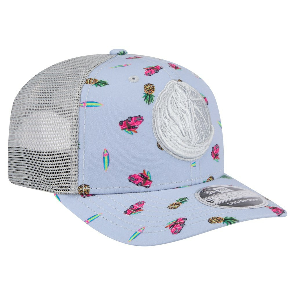 NBA Dallas Mavericks Adventure Aloha Pattern 9SEVENTY Stretch-Snap Hat sale
