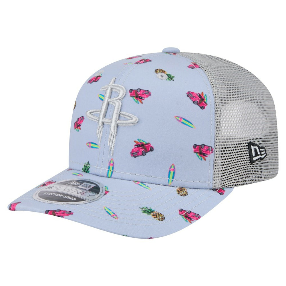 NBA Houston Rockets Adventure Aloha Pattern 9SEVENTY Stretch-Snap Hat sale