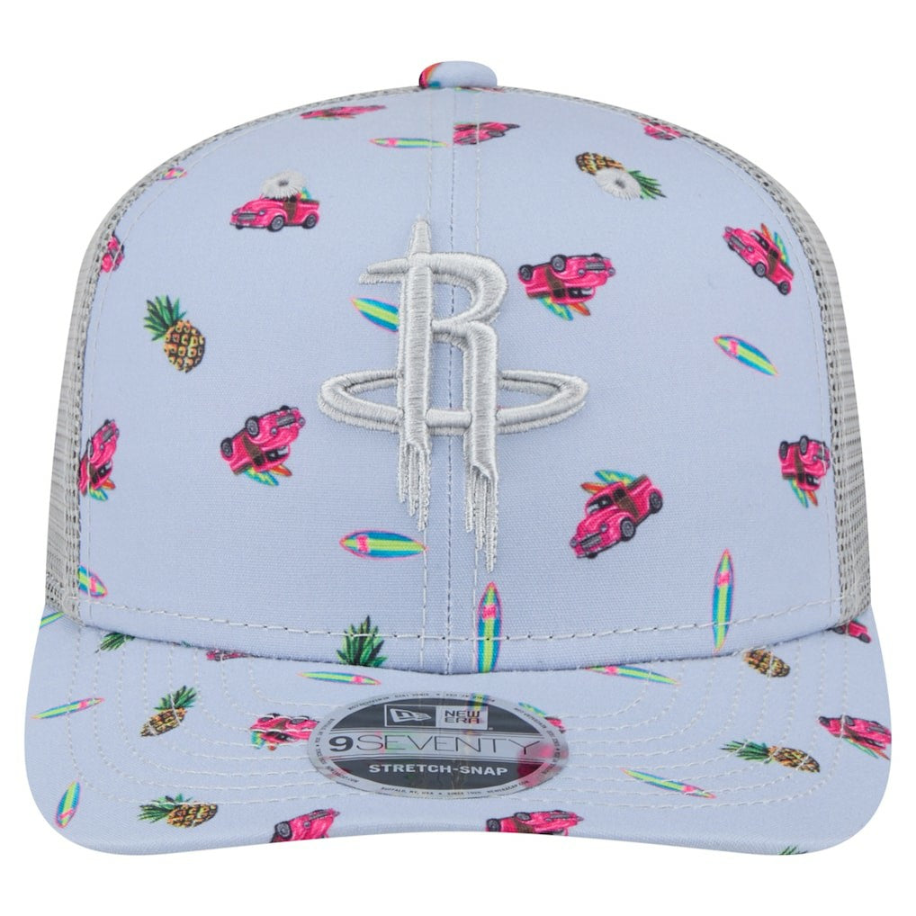 NBA Houston Rockets Adventure Aloha Pattern 9SEVENTY Stretch-Snap Hat sale