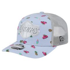 NBA Los Angeles Lakers Adventure Aloha Pattern 9SEVENTY Stretch-Snap Hat