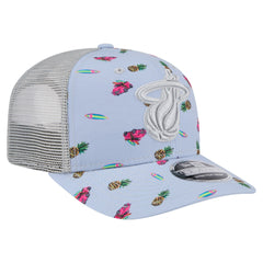 NBA Miami Heat Adventure Aloha Pattern 9SEVENTY Stretch-Snap Hat