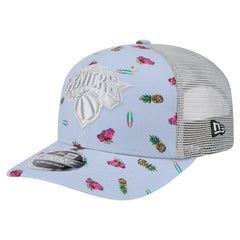 NBA New York Knicks Adventure Aloha Pattern 9SEVENTY Stretch-Snap Hat