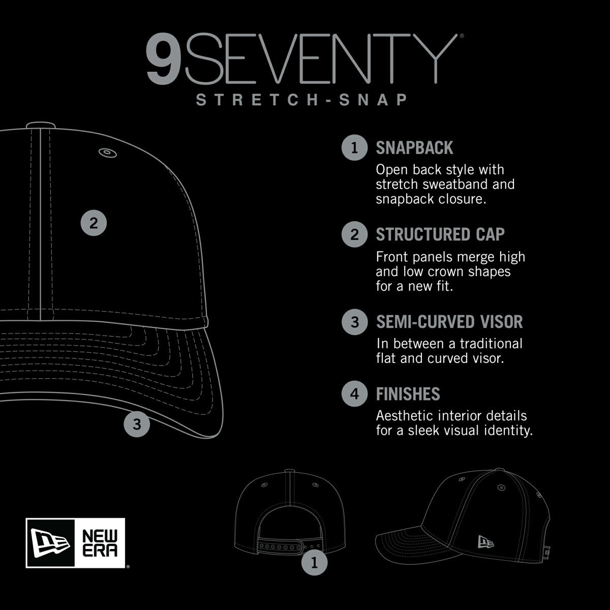 NBA New York Knicks Adventure Aloha Pattern 9SEVENTY Stretch-Snap Hat