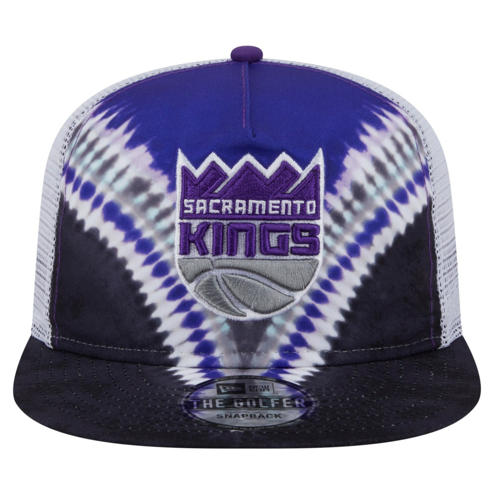 NBA Sacramento Kings Throwback Dye Golfer Snapback Hat