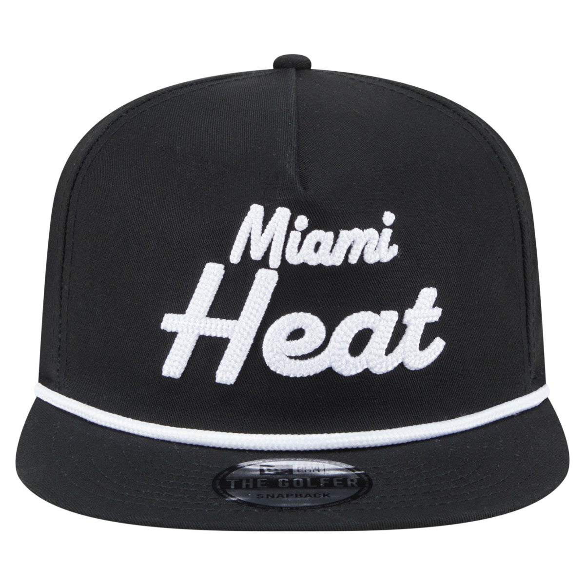NBA Miami Heat Team Text Golfer Snapback Hat