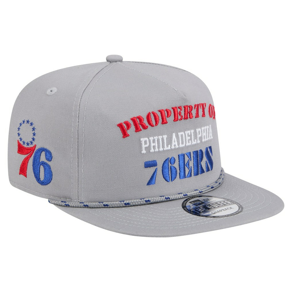NBA Philadelphia 76ers Throwback Property Of Golfer Snapback Hat