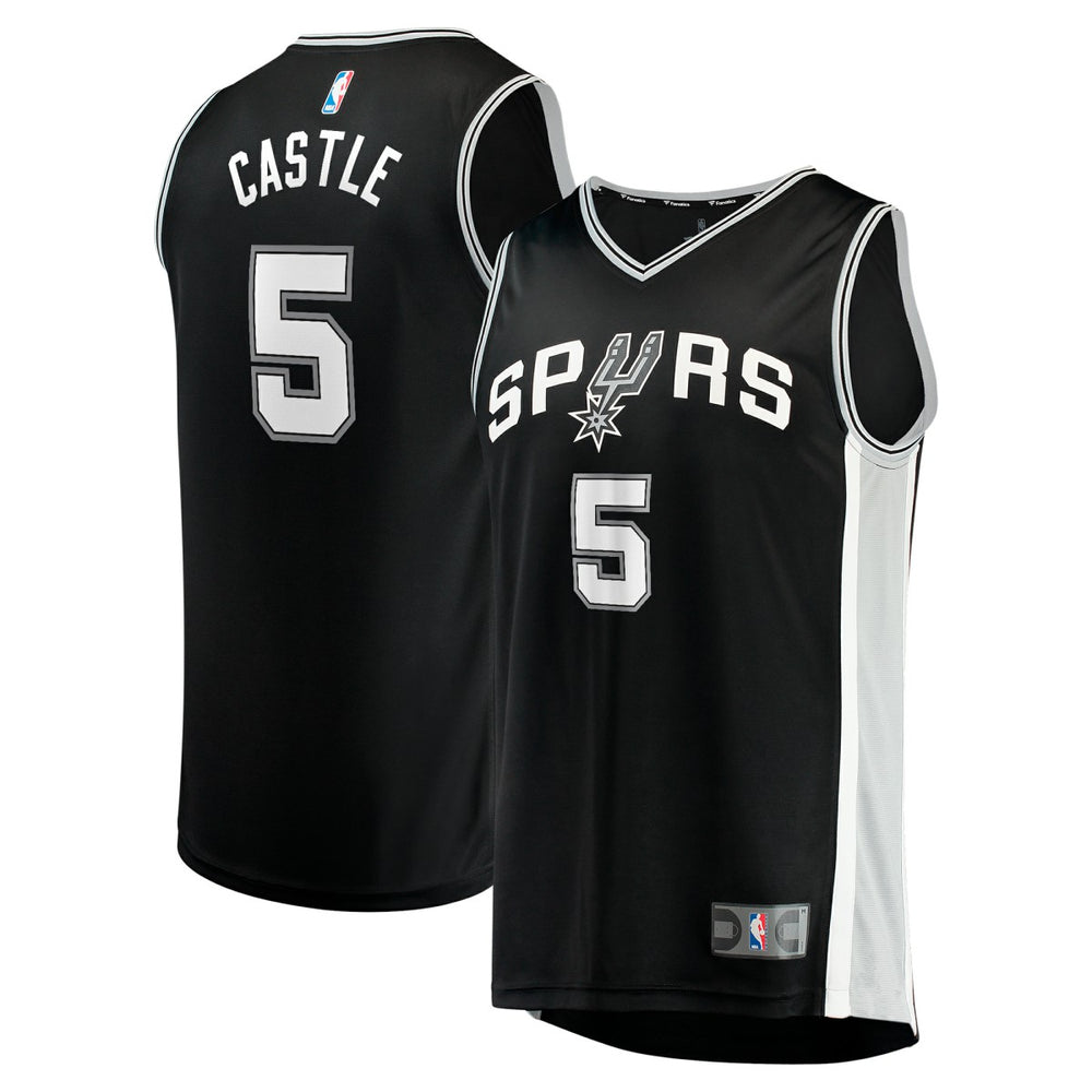 NBA Stephon Castle San Antonio Spurs 2024 NBA Draft Fast Break Player Jersey