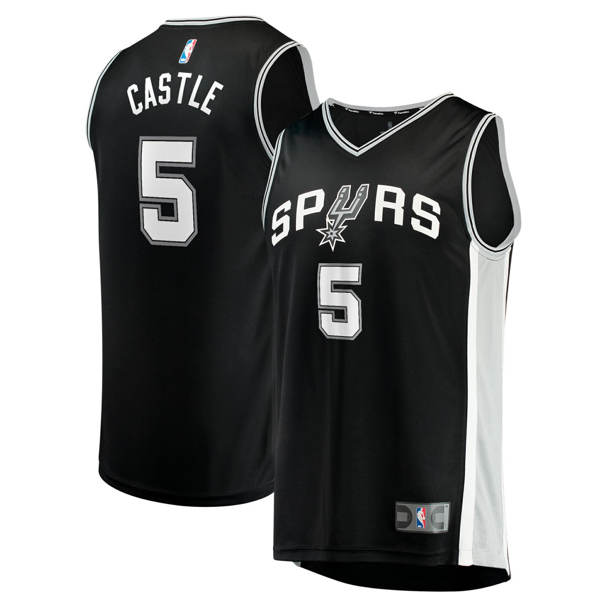 NBA Stephon Castle San Antonio Spurs Youth 2024 NBA Draft Fast Break Player Jersey