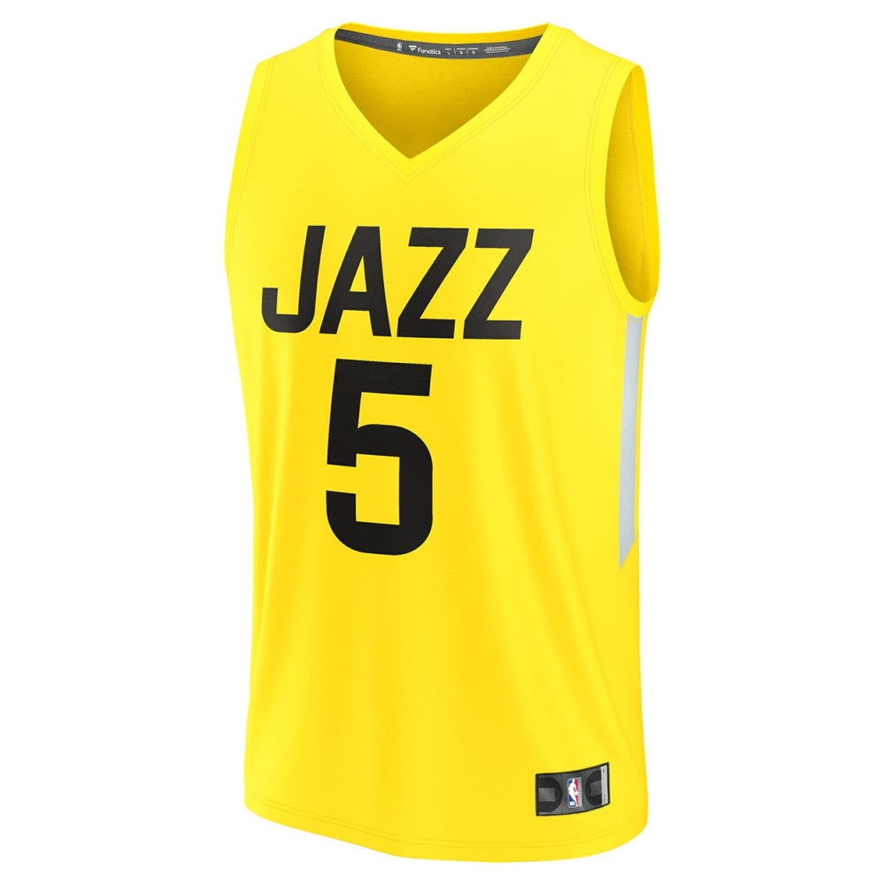 NBA Cody Williams Utah Jazz Youth 2024 NBA Draft Fast Break Player Jersey