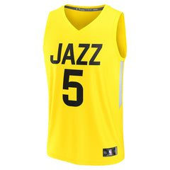 NBA Cody Williams Utah Jazz Youth 2024 NBA Draft Fast Break Player Jersey
