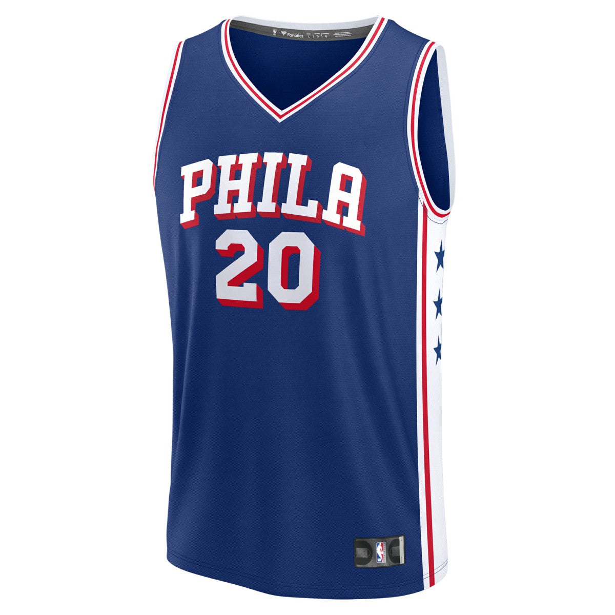 NBA Jared McCain Philadelphia 76ers 2024 NBA Draft Fast Break Player Jersey