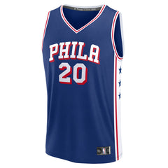 NBA Jared McCain Philadelphia 76ers 2024 NBA Draft Fast Break Player Jersey