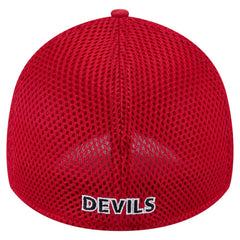 NHL Red New Jersey Devils New Era Linear Featherweight 39THIRTY Flex Hat