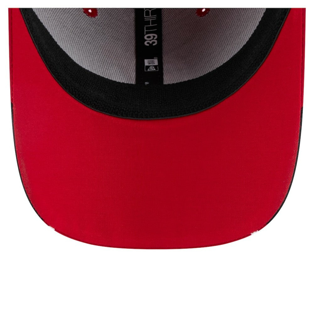 NHL Red New Jersey Devils New Era Linear Featherweight 39THIRTY Flex Hat