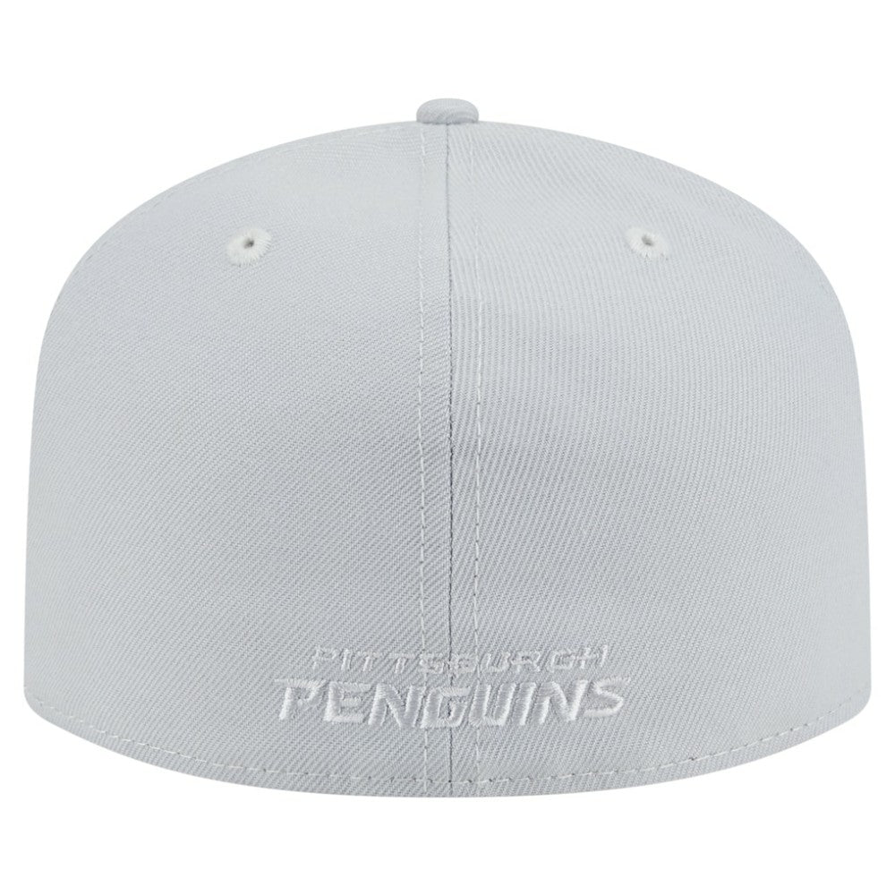 NHL Gray Pittsburgh Penguins New Era Color Pack A-Frame 59FIFTY Fitted Hat