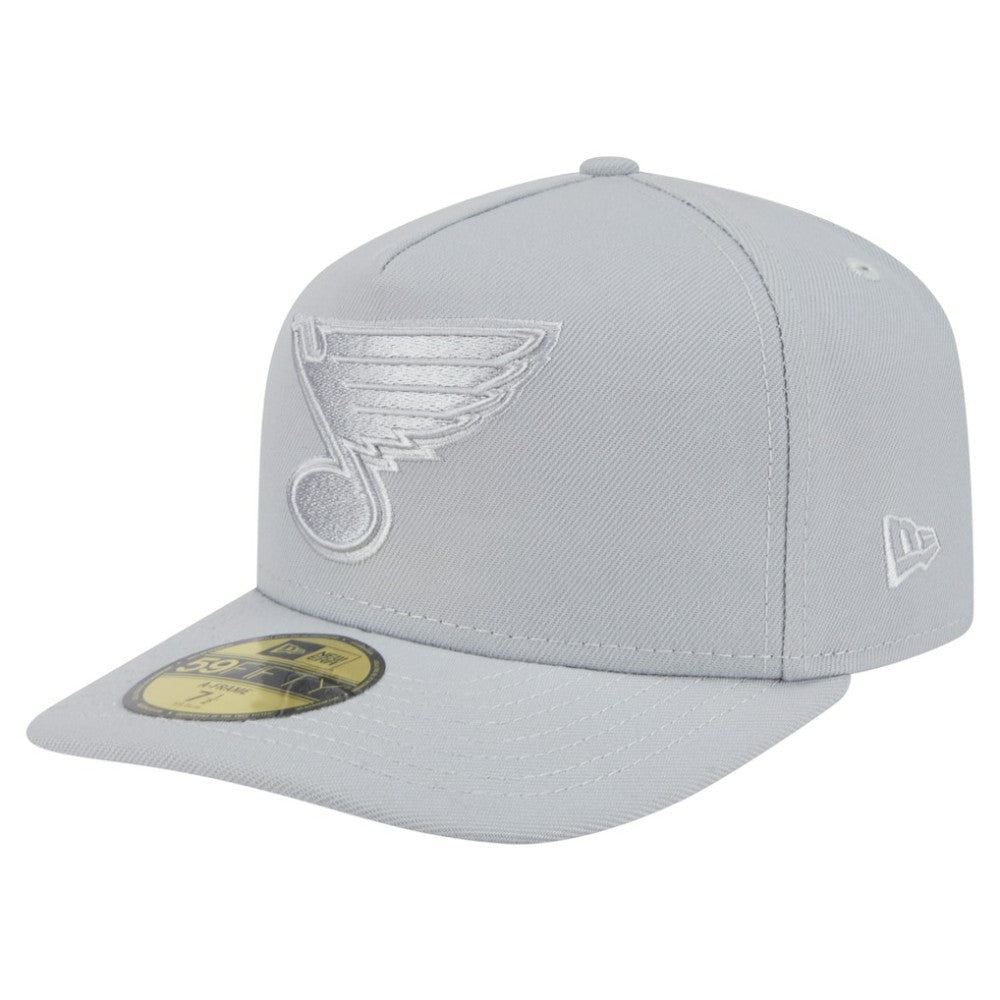NHL Gray St. Louis Blues New Era Color Pack A-Frame 59FIFTY Fitted Hat