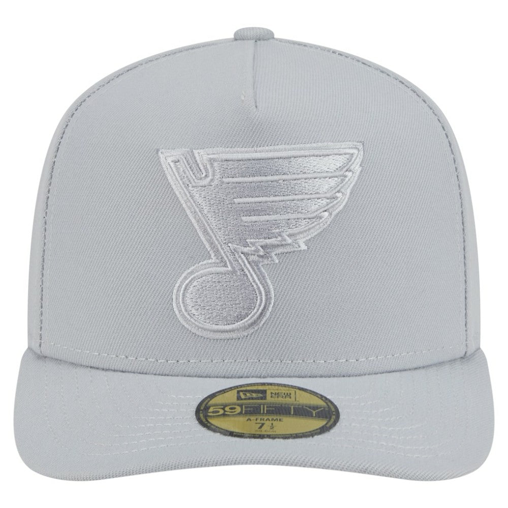 NHL Gray St. Louis Blues New Era Color Pack A-Frame 59FIFTY Fitted Hat