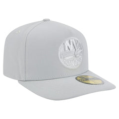 NHL Gray New York Islanders New Era Color Pack A-Frame 59FIFTY Fitted Hat