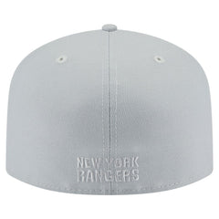NHL Gray New York Rangers New Era Color Pack A-Frame 59FIFTY Fitted Hat