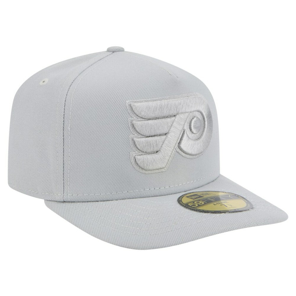 NHL Gray Philadelphia Flyers New Era Color Pack A-Frame 59FIFTY Fitted Hat