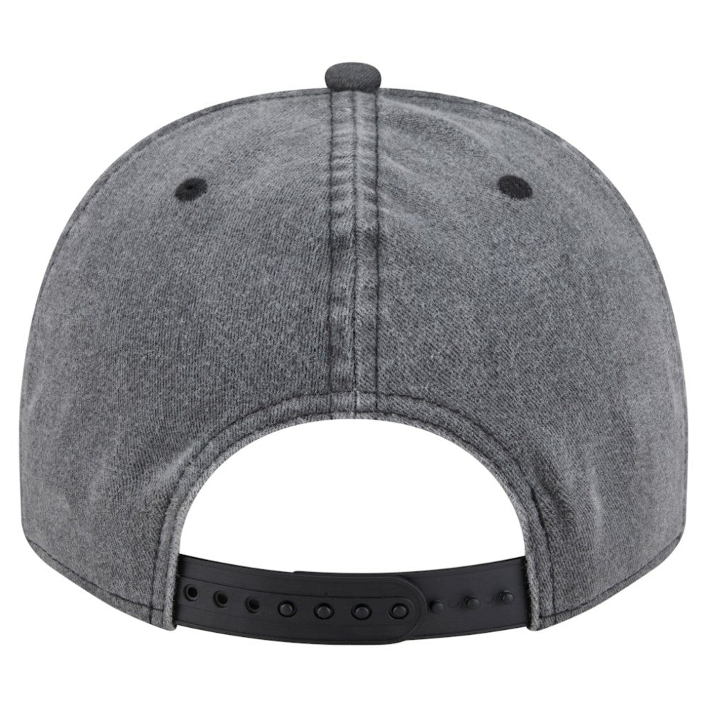 NHL Charcoal Philadelphia Flyers New Era Throwback Washed A-Frame Pre-Curved 9FIFTY Snapback Hat