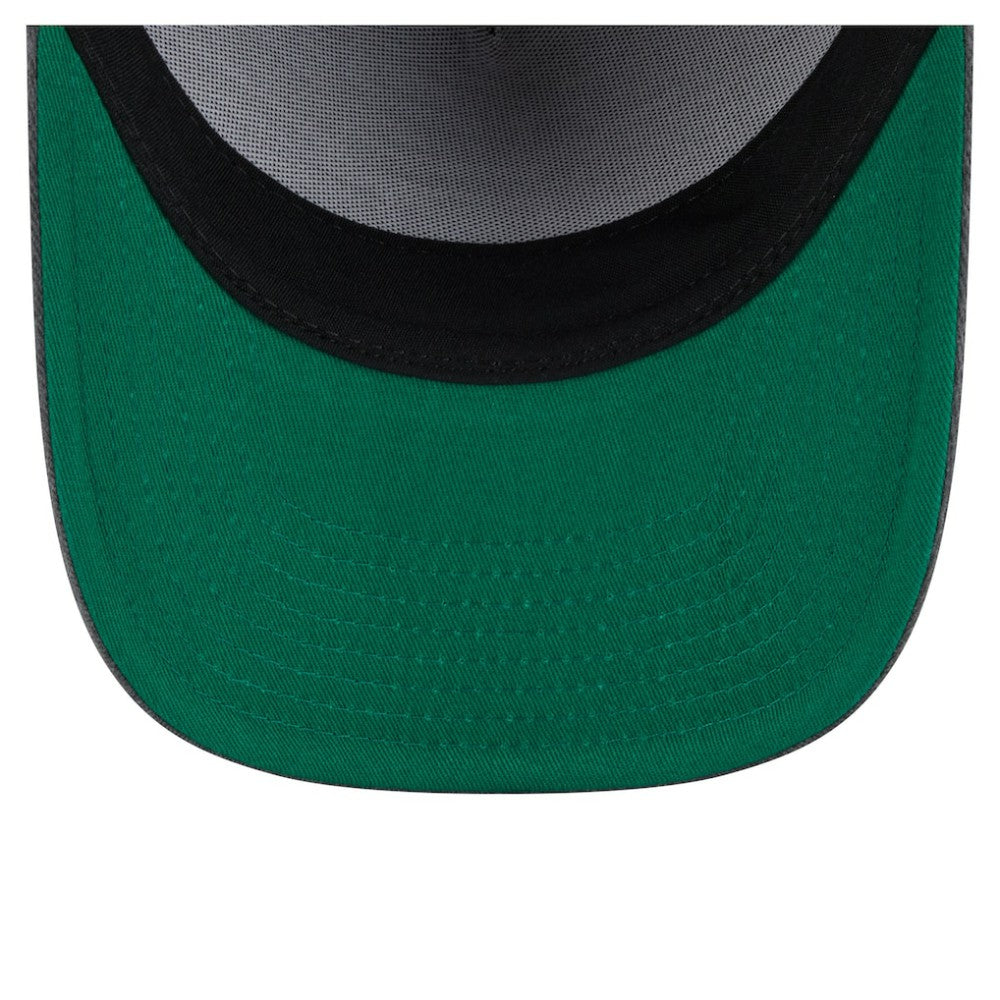 NHL Charcoal Seattle Kraken New Era Throwback Washed A-Frame Pre-Curved 9FIFTY Snapback Hat
