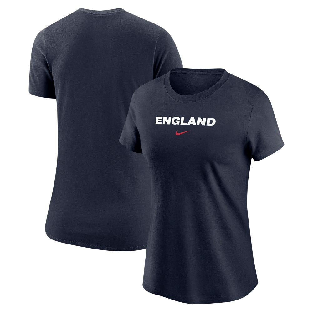 England National Team Women's Wordmark T-Shirt - Nike Navy