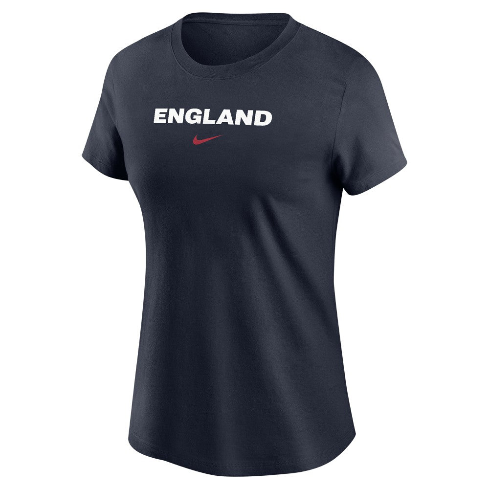 England National Team Women's Wordmark T-Shirt - Nike Navy