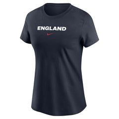 England National Team Women's Wordmark T-Shirt - Nike Navy