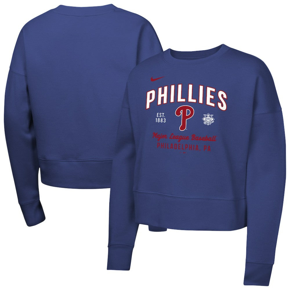 MLB Philadelphia Phillies Nike Girls Youth Fleece Sweatshirt