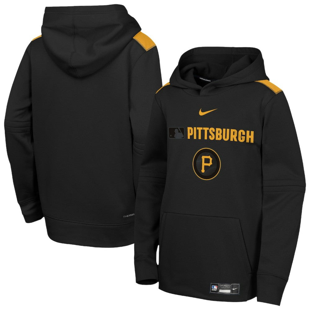 MLB Pittsburgh Pirates Nike Youth City Connect Authentic Collection Performance Pullover Hoodie