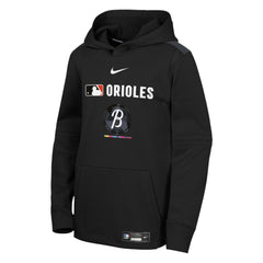 MLB Baltimore Orioles Nike Youth City Connect Authentic Collection Performance Pullover Hoodie
