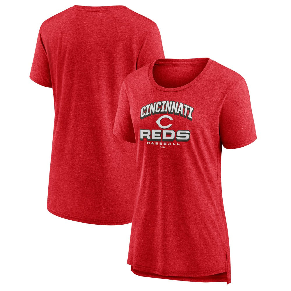 MLB Cincinnati Reds Women's Arch Tri-Blend T-Shirt